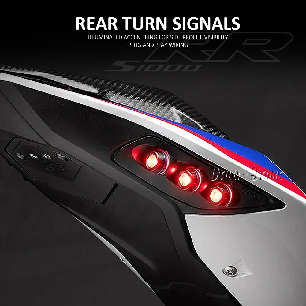 New For BMW S1000RR S1000 S 1000 RR Motorcycle In-Tail LED Integrated Tail Light s1000rr 2019-2022 LED Turn Signal Light
