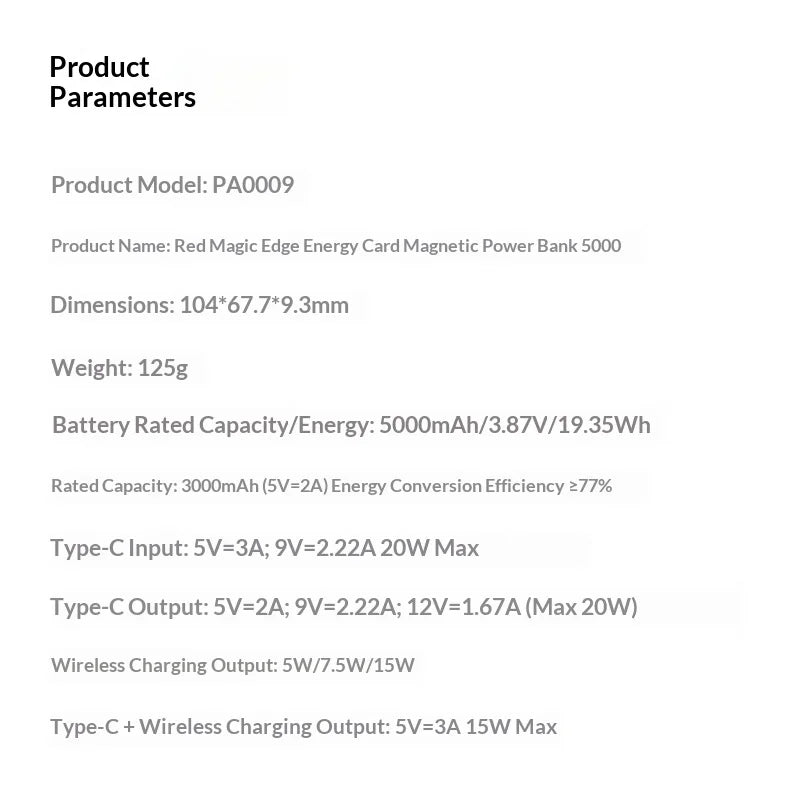 Tidesmit Magnetic Power Bank 5000mAh Qi2 20W Fast Charger - Orange Tidesmit