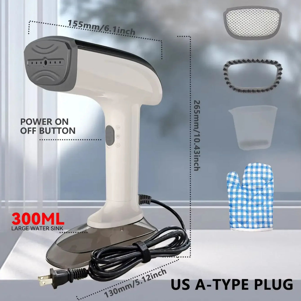 Tidesmit Handheld Garment Steamer 1200W 300ml US Plug