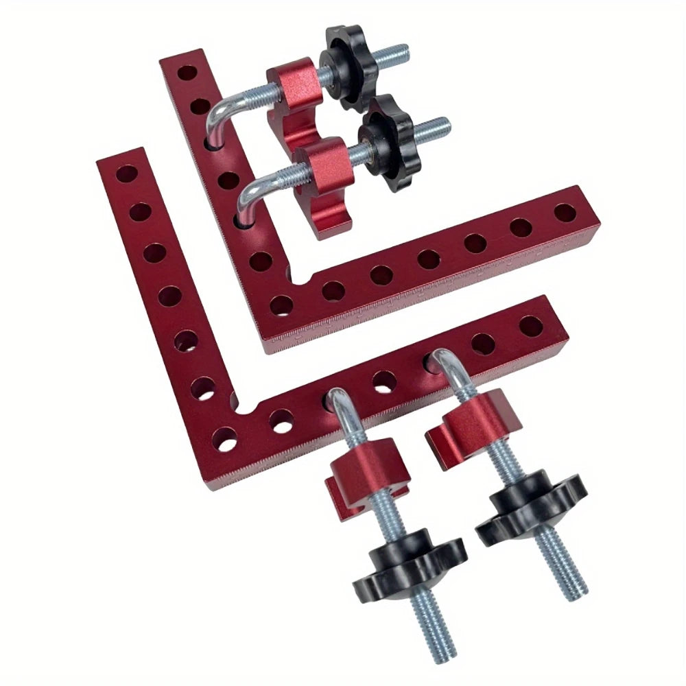 3/6pcs 90 Degree Positioning Squares Right Angle Clamps - Corner Clamps for Woodworking Tools, Right Angle Clamp, Drawers