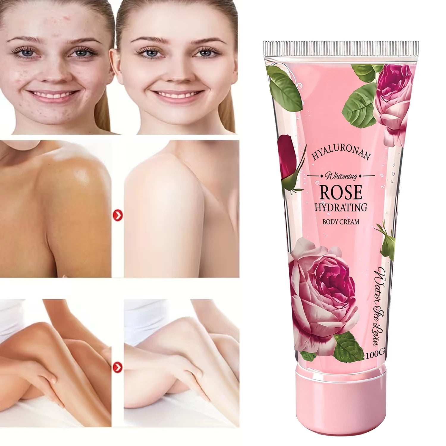 Body Cream with Niacinamide & Centella for Deep Moisturizing，Firming,Lightweight，Fast Absorption for All Skin Types