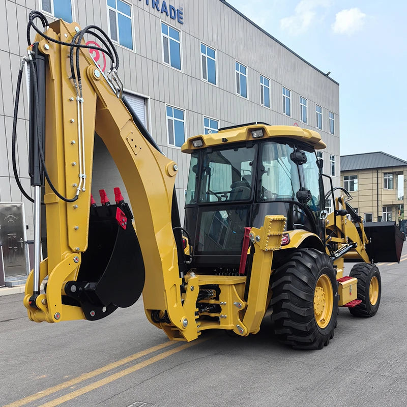 Customized Factory Direct Sales Backhoe Excavator Front End Loader 4x4 1.6 Ton 2.5 Ton Backhoe Loader