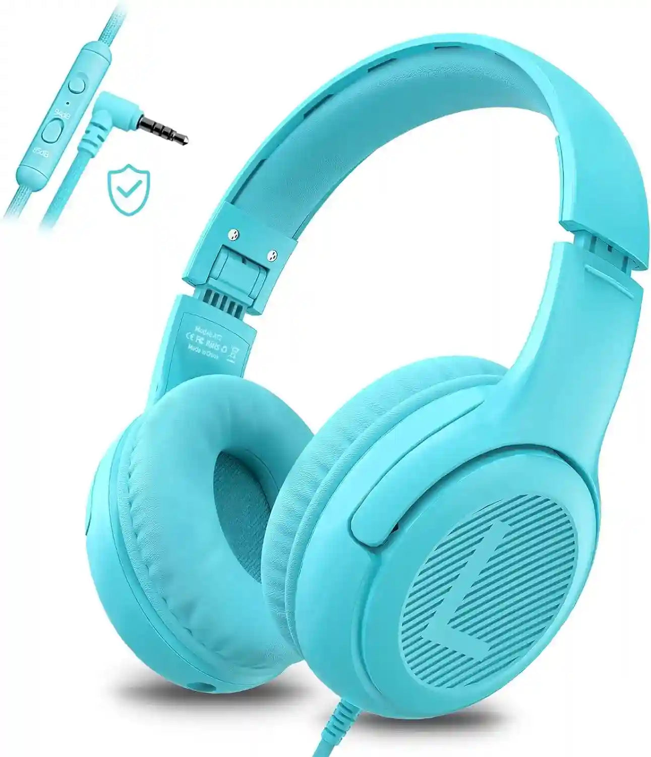 Gaming Headset with Microphone: Stereo Over-Ear Audio for Pro Gamers SkyBlue Tidesmit