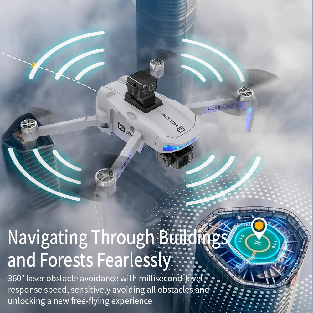 4K Camera Drone with 3-Axis Gimbal and Obstacle Avoidance - X40 PRO Tidesmit