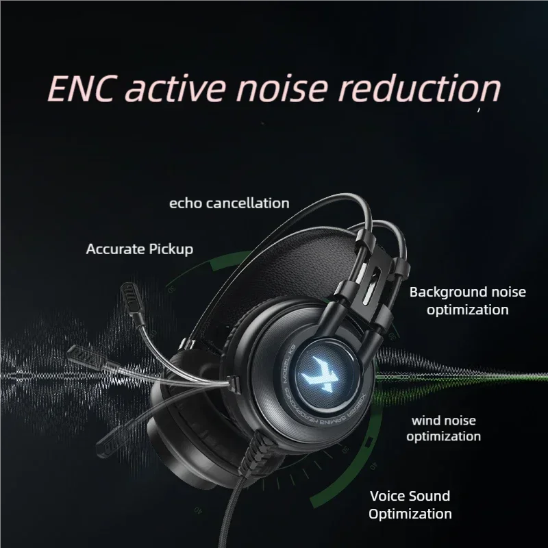 7.1 Surround Sound Gaming Headset with Noise Cancelling Mic - Tidesmit Tidesmit