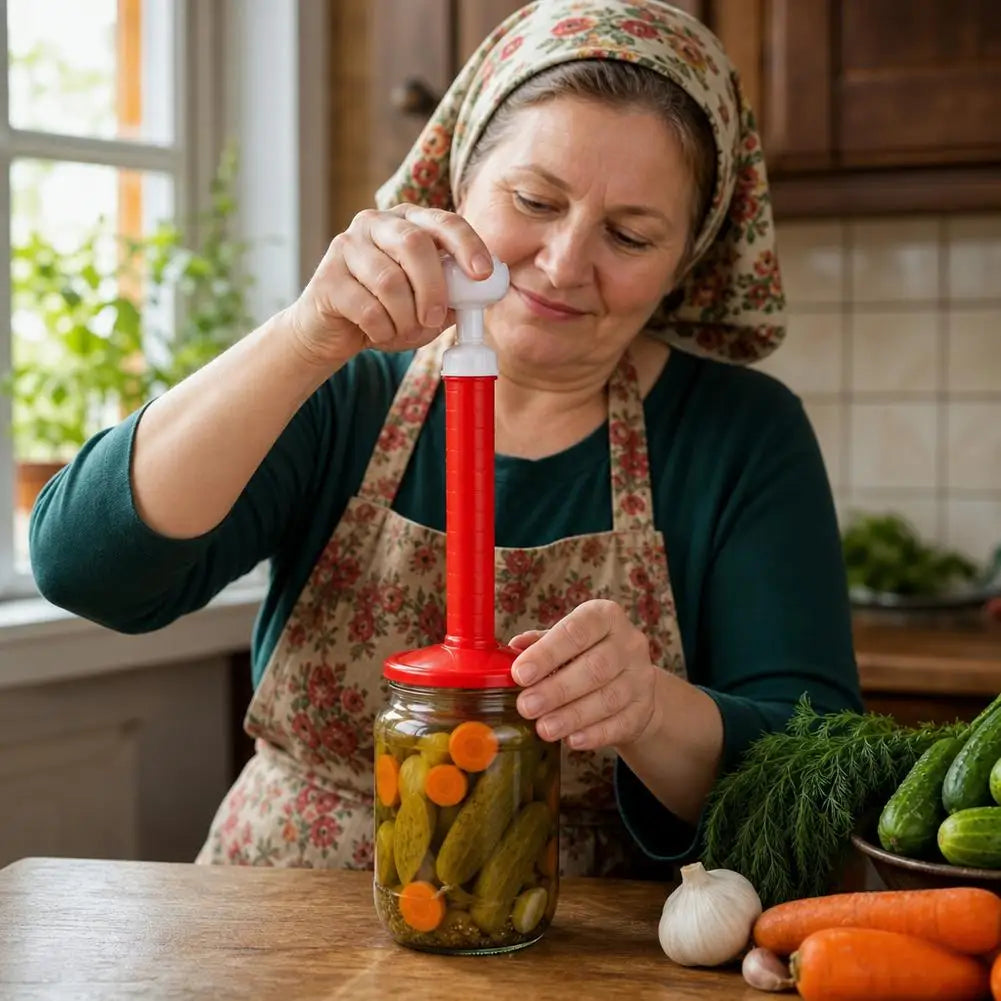 Vacuum Sealer Jar Lids With Vacuum Pump,Reusable Pickle Jar Sealing Covers,Food Storage Accessories For Home Jar Can