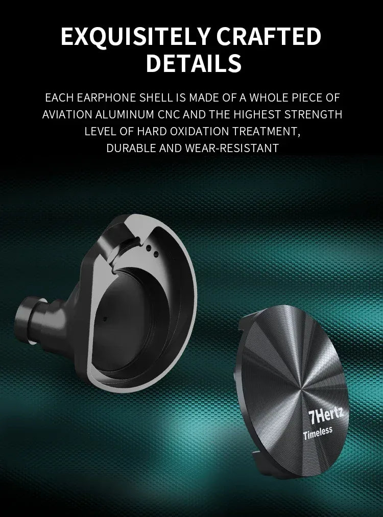 7HZ Timeless Planar IEM 14.2mm HiFi Studio Monitor - Tidesmit Tidesmit