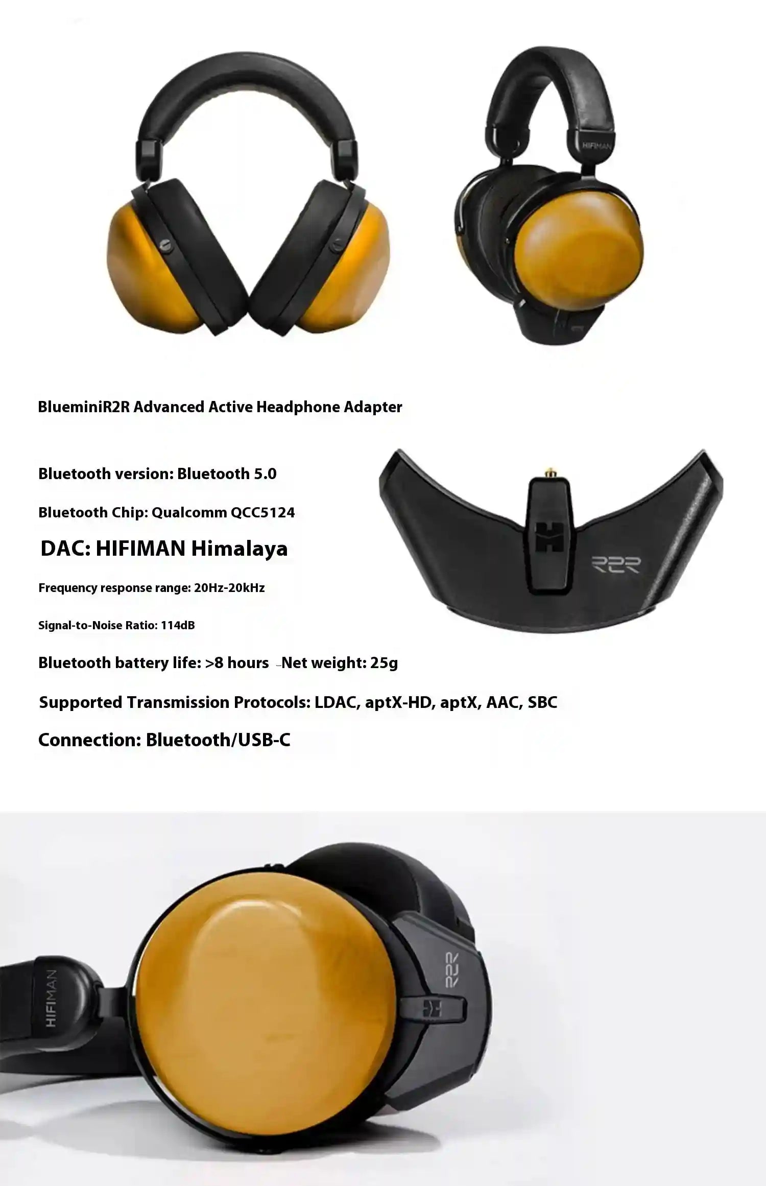 HIFIMAN HE-R10D Closed Back Headphones | Dynamic Driver Wired Audio Tidesmit