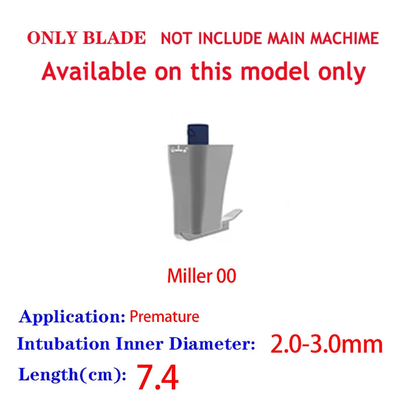 Accessories for Video Laryngoscope Stainless Steel Blades, Laryngeal Mask Airway, guide wire, and Screen