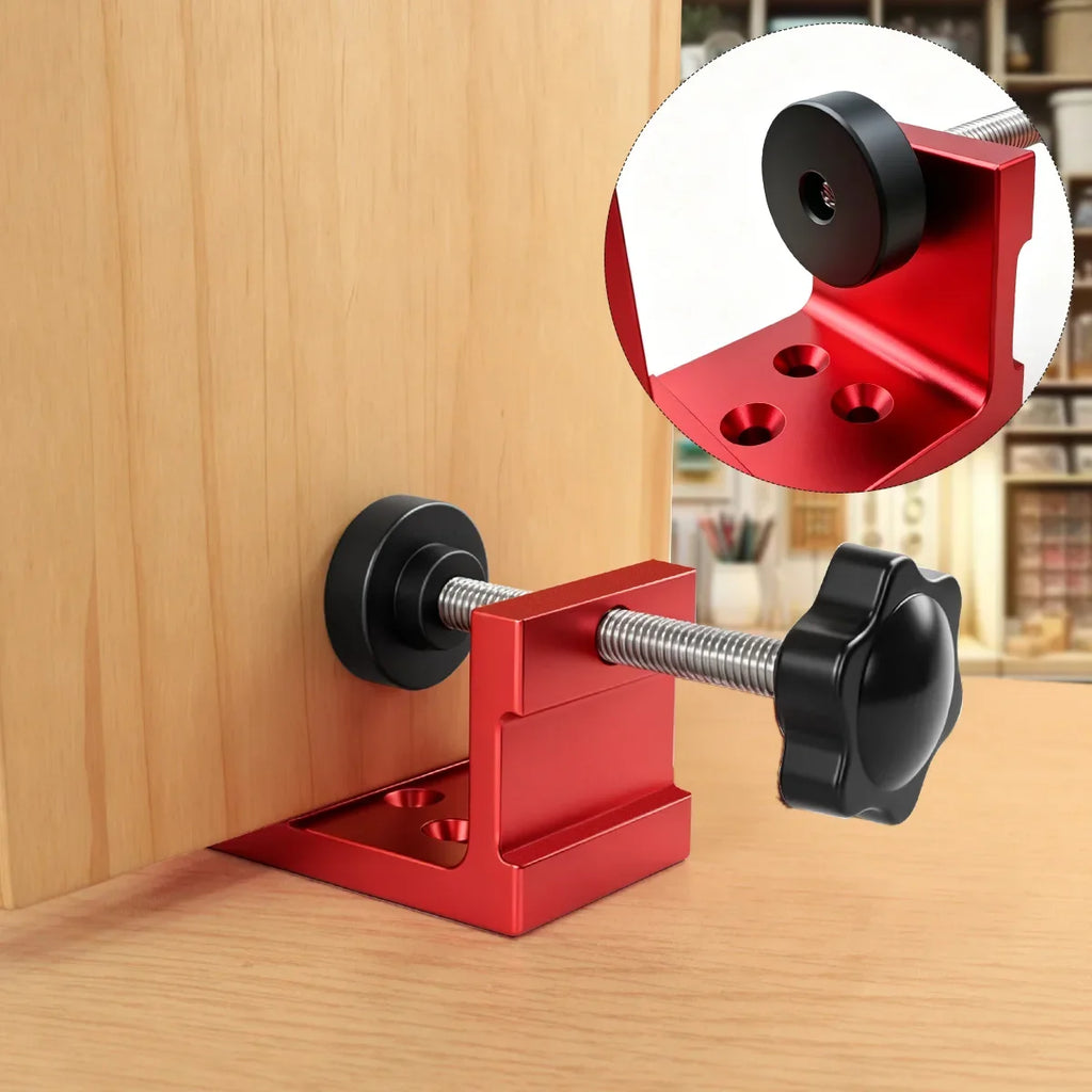 Aluminum Alloy Pocket Hole Jig Kit, Woodworking Oblique Hole Locator with 9mm Drill Bit, Adjustable Pocket Hole Carpentry Tool