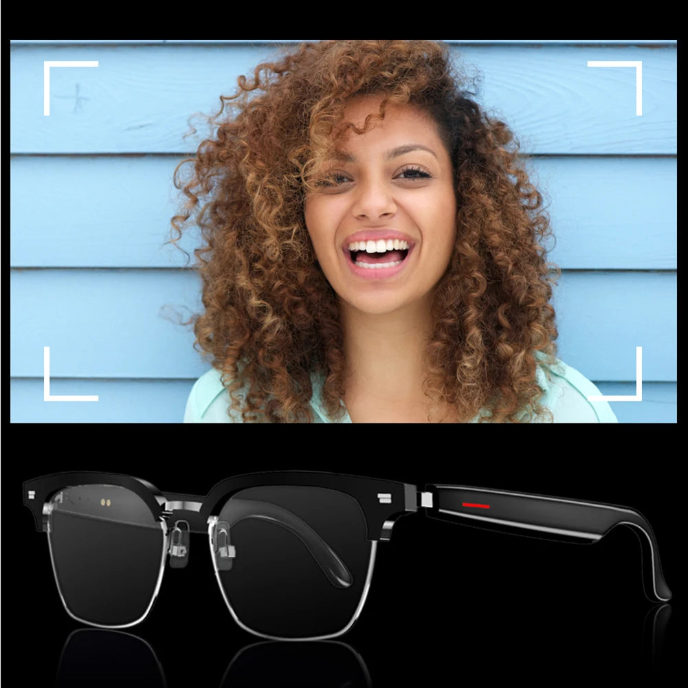 Camera Glasses With Audio Recording - Sport Smart Glasses for Outdoors Tidesmit