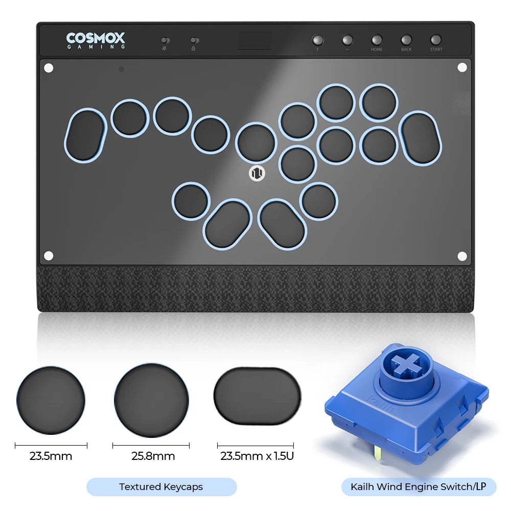 Haute42 C16 Magnetic Leverless Hitbox Controller Stickless Arcade Controller Keyboard For PC/ PS5/PS4 Hitbox Fighting Stick