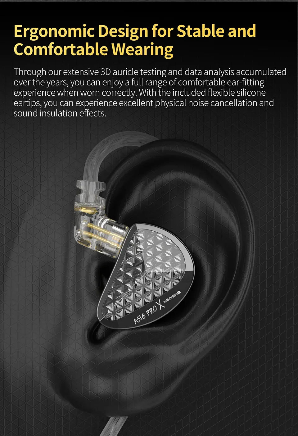 16BA In-Ear Monitors: Tidesmit HiFi Wired Earphones with Detachable Cable Tidesmit