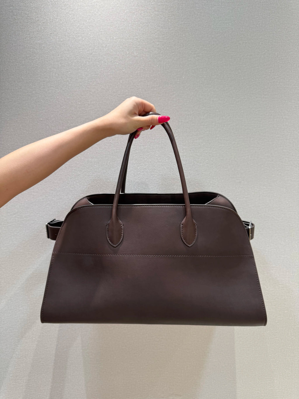 Unisex saddle leather all steel hardware inner sheepskin single shoulder large capacity hand-held horizontal bag