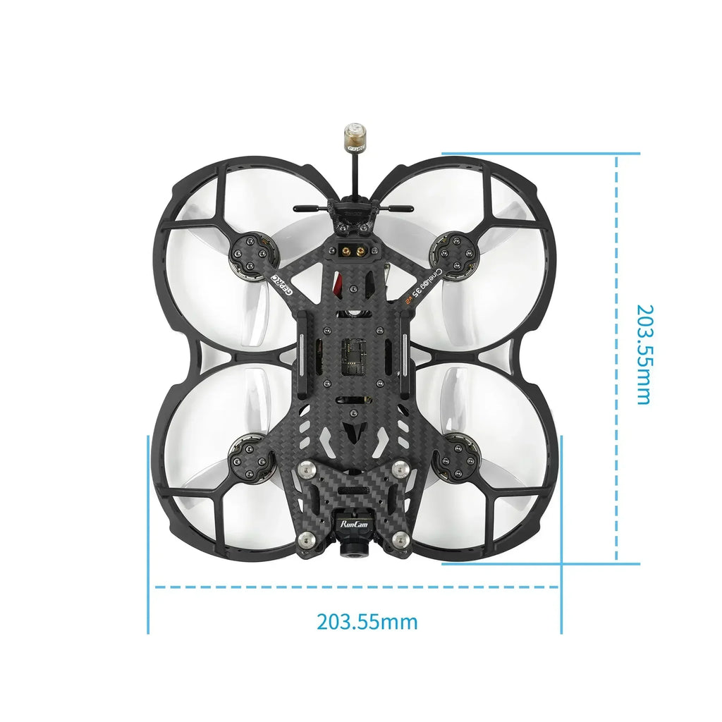 GEPRC CineLog35 V2 FPV Drone | 4K HD Camera & ELRS 2.4G GPS Tidesmit
