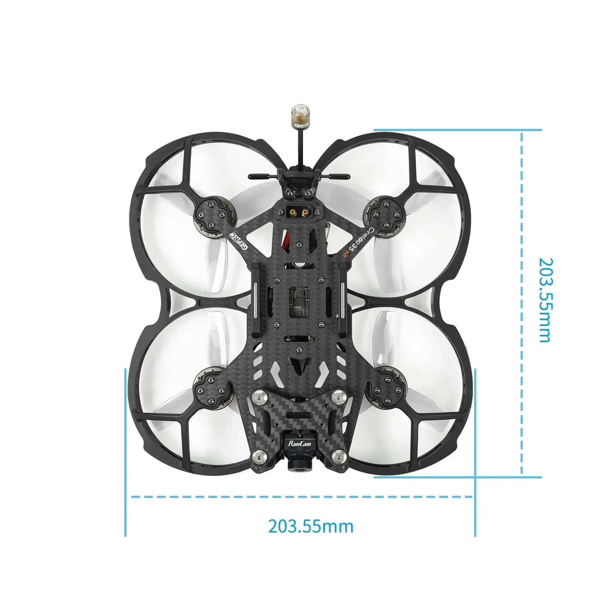 GEPRC CineLog35 V2 FPV Drone | 4K HD Camera & ELRS 2.4G GPS Tidesmit