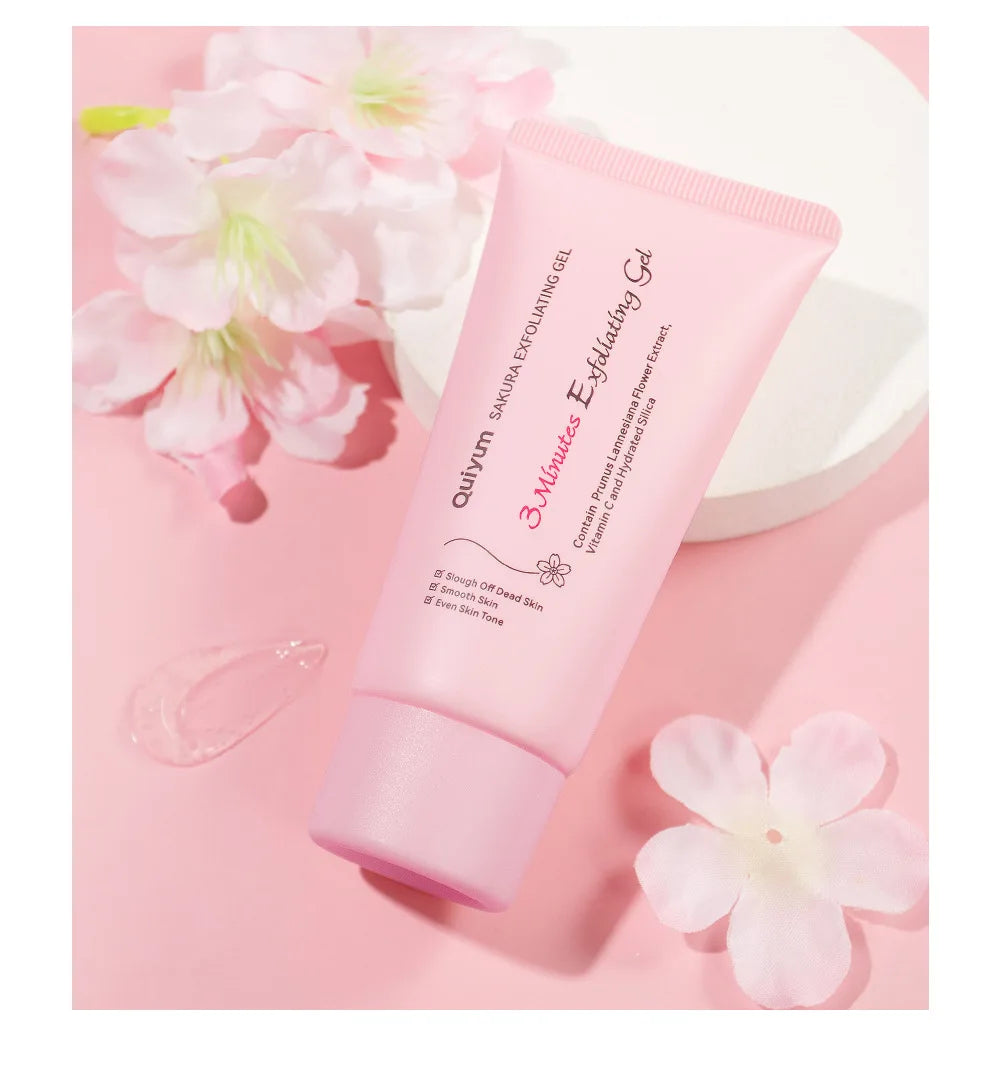 Sakura Exfoliating Gel | Deep Cleansing Face & Body Scrub 30g Scrubs Treatments Tidesmit