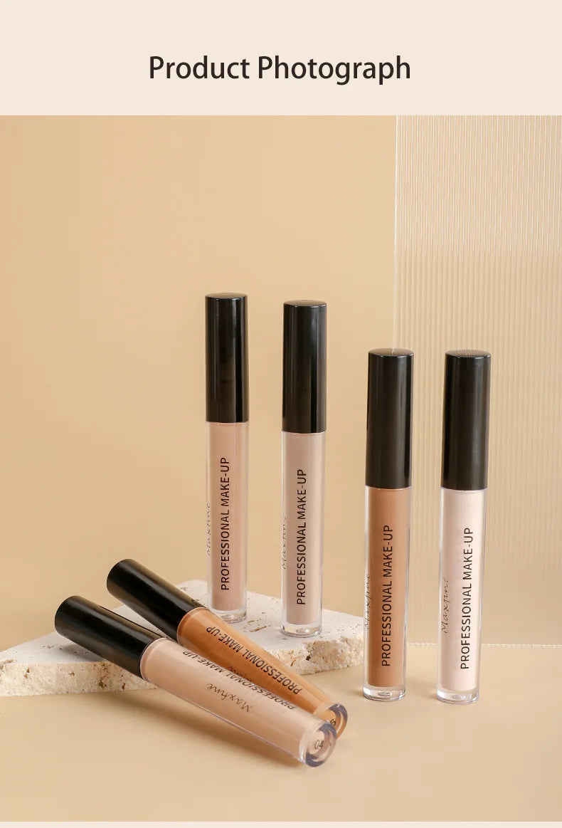 Tidesmit liquid concealer texture close-up featuring matte high coverage waterproof and long lasting face makeup