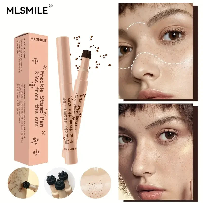 Tidesmit waterproof fake freckles pen for natural dotted makeup look on all skin tones third view