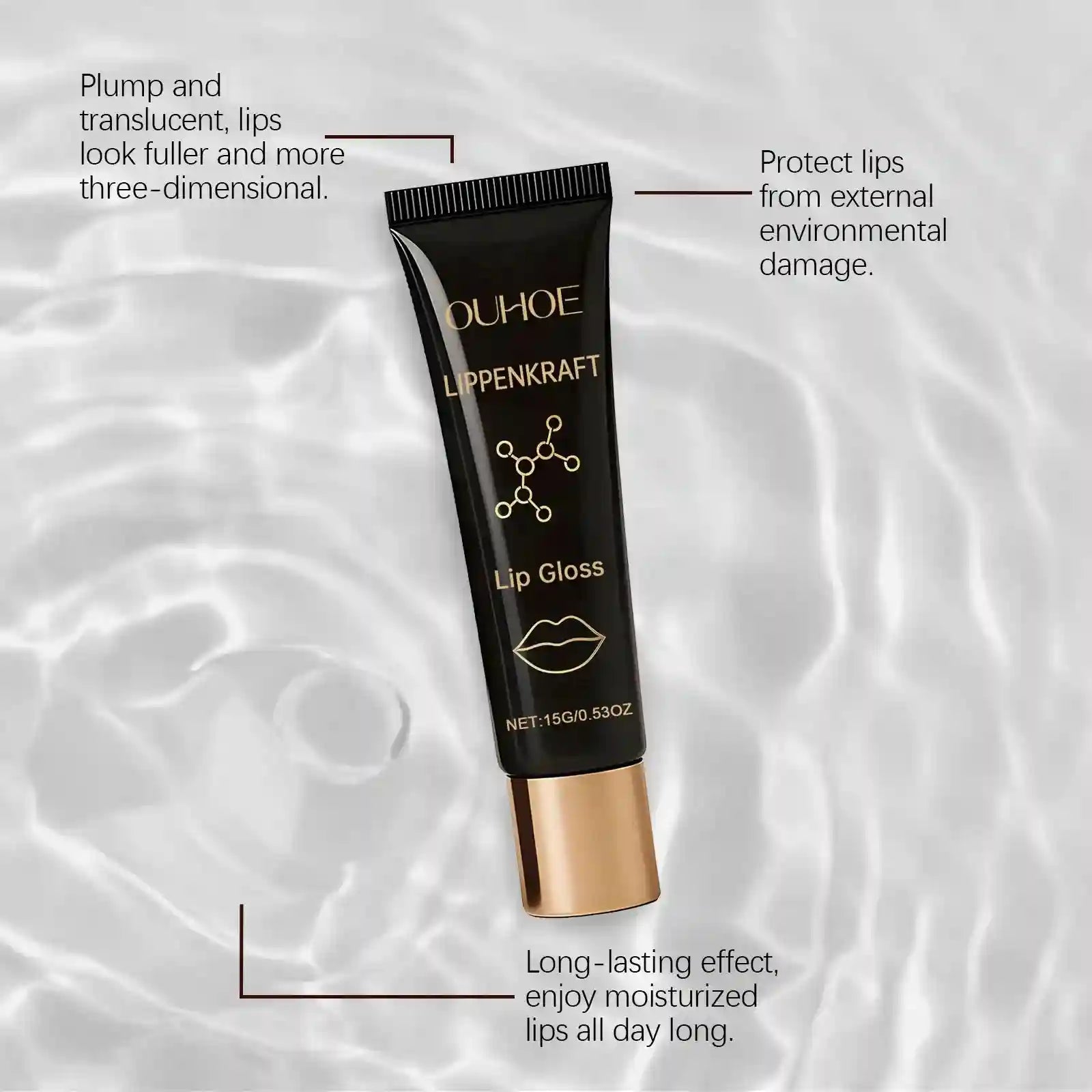 Volumizing Lip Serum: Hydrating Plumper for Fuller, Nourished Lips Lip Care Tidesmit