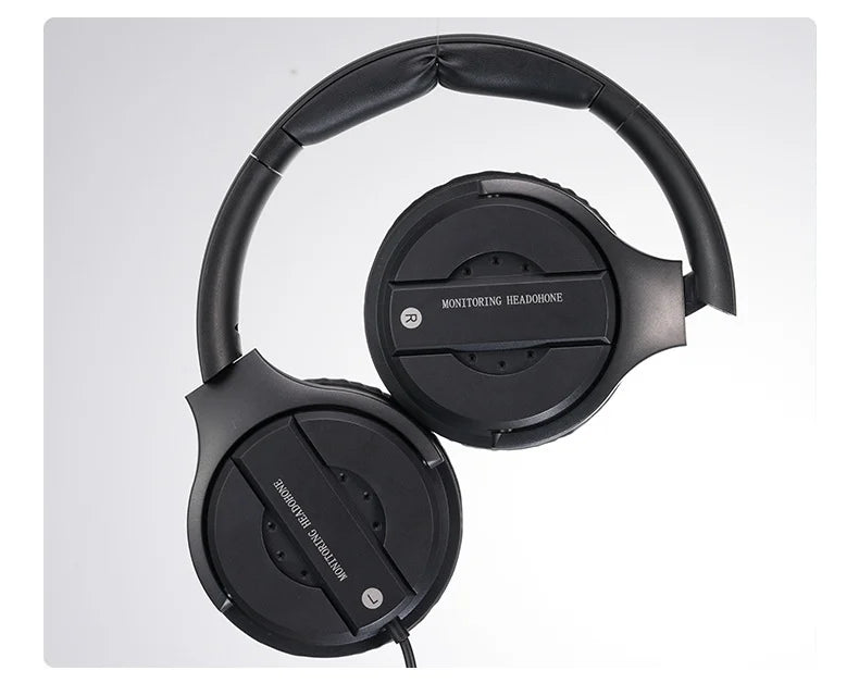 Studio Monitor Headphones with Active Noise Cancellation - Wired Over-Ear Tidesmit