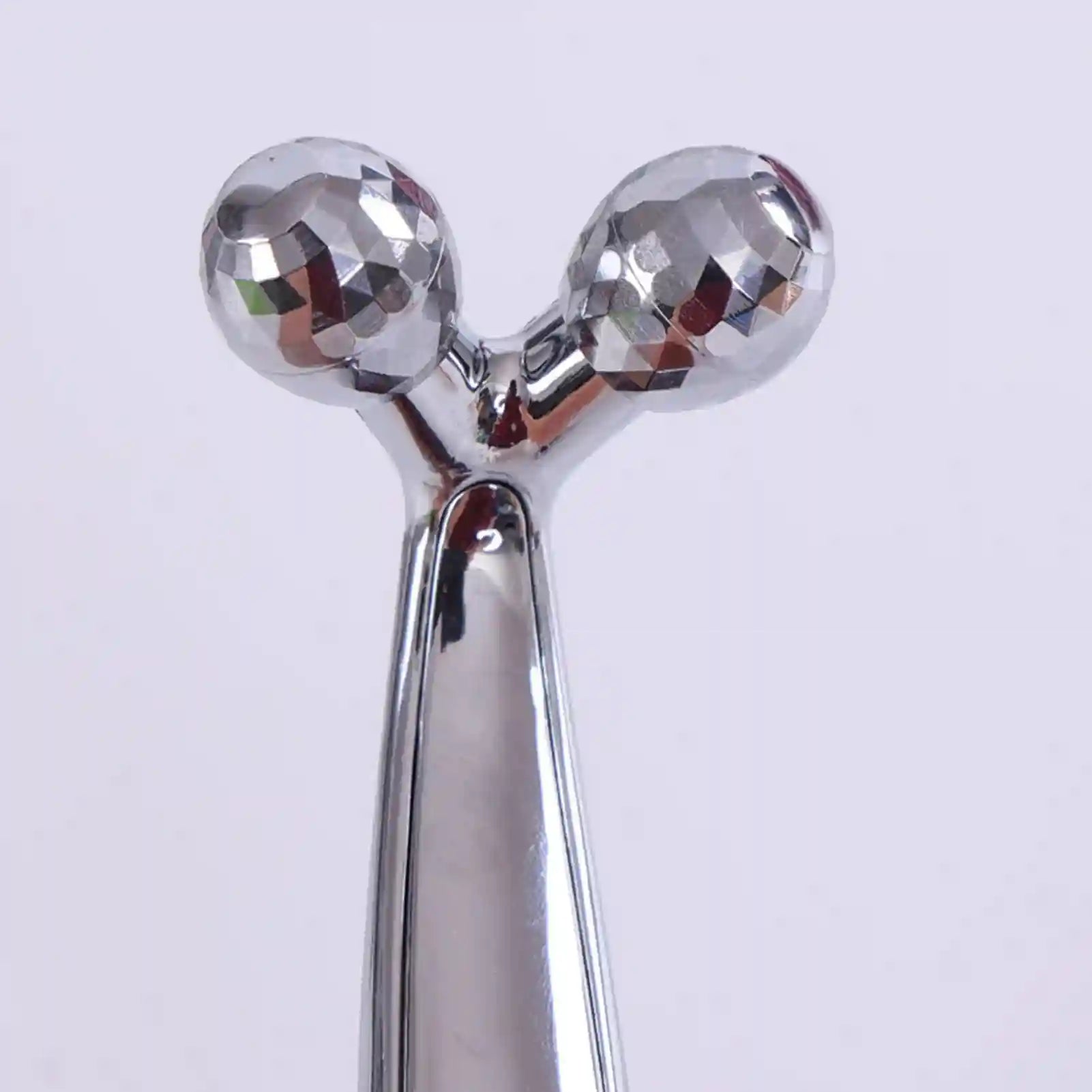 3D Roller Face Massager: Silver Slimming Tool for Facial Toning Eye Massage Instrument Tidesmit