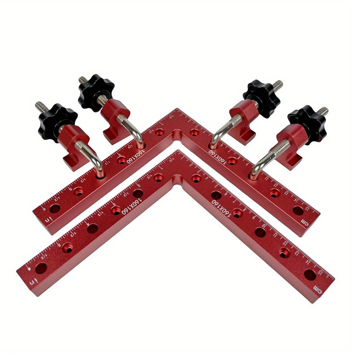 3/6pcs 90 Degree Positioning Squares Right Angle Clamps - Corner Clamps for Woodworking Tools, Right Angle Clamp, Drawers