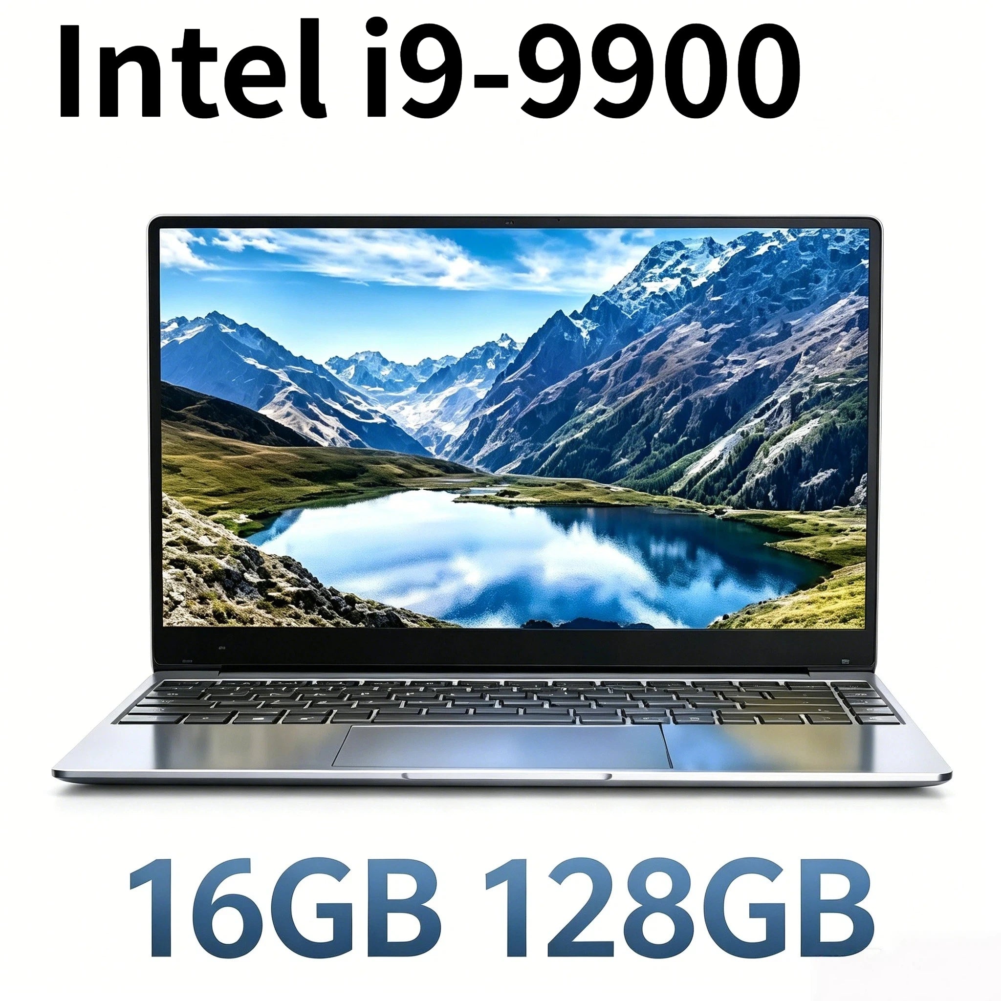 15.6 Inch Ultra Slim Windows 11 Laptop Computer 32GB RAM 512GB 1TB SSD Intel i9 9900 Notebook Gamer 1920x1080 Office PC Max Pro