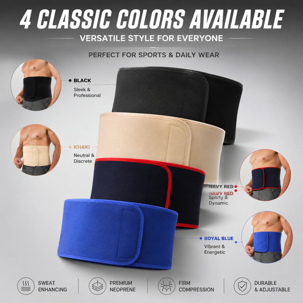 VBOSI Back Support Lumbar Belt Adjustable Waist Brace Men Women Sciatica Relief Lower Back Pain Support for Office Working