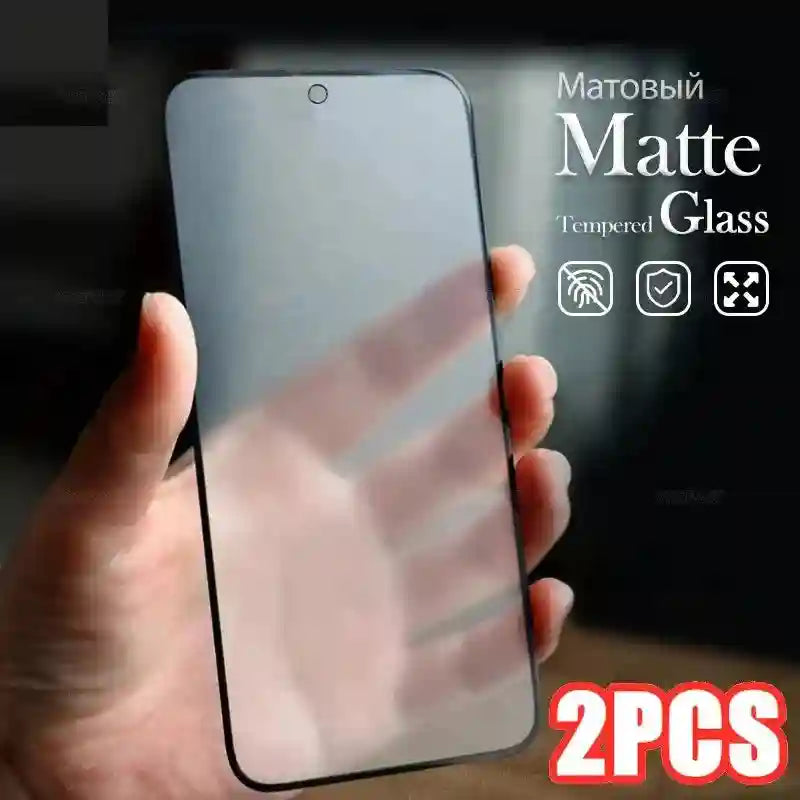 Vivo Y22S Screen Protector Matte Anti-Fingerprint Tempered Glass 2 Pack AE 2 Pieces Glass Tidesmit