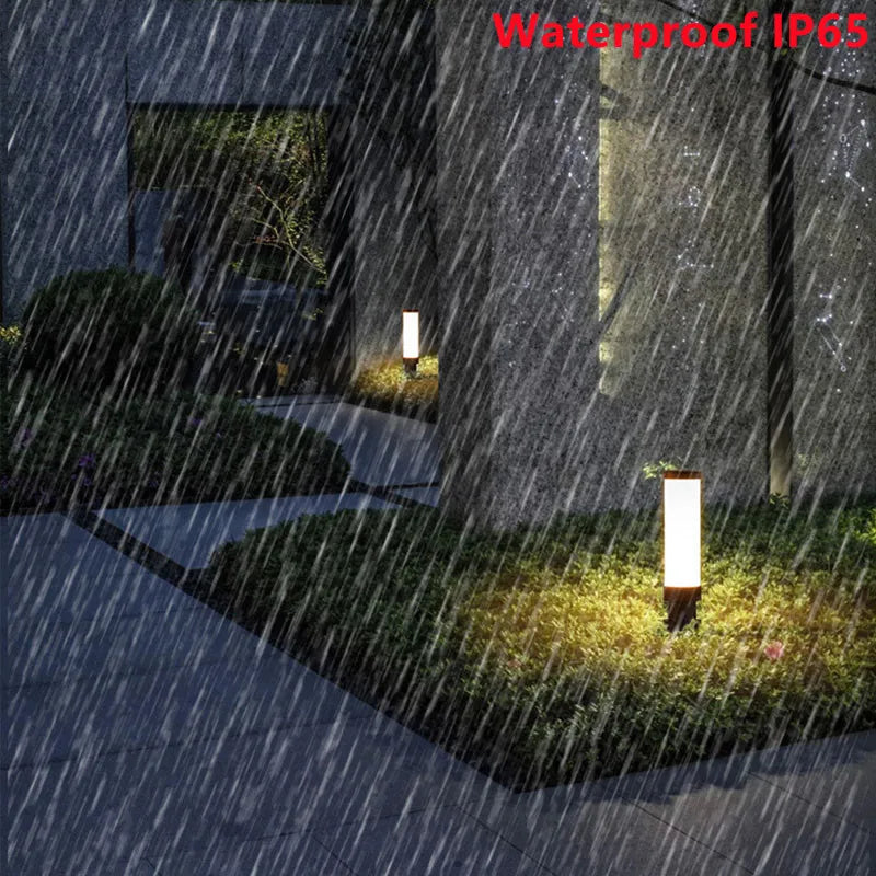 LED Lawn Light 110V 220V Waterproof IP65 Outdoor Simple Modern Street Lamp For Garden Path Landscape Park Courtyard Lighting