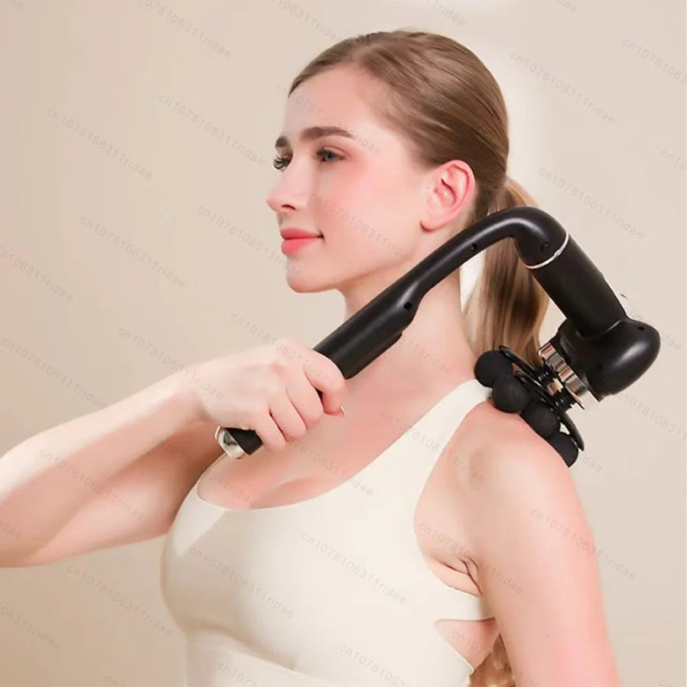 Deep Tissue Massage Gun: Rechargeable Percussive Muscle Recovery Tool Fascia Gun Tidesmit