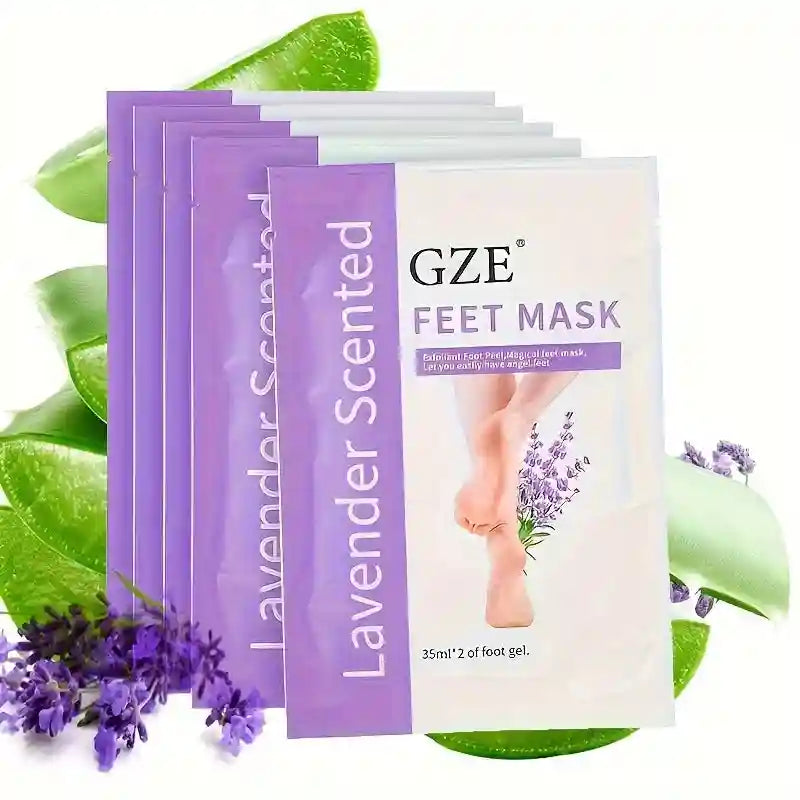 Foot Peel Mask for Cracked Heels and Callus Removal - GZE007 Scrubs Treatments Tidesmit