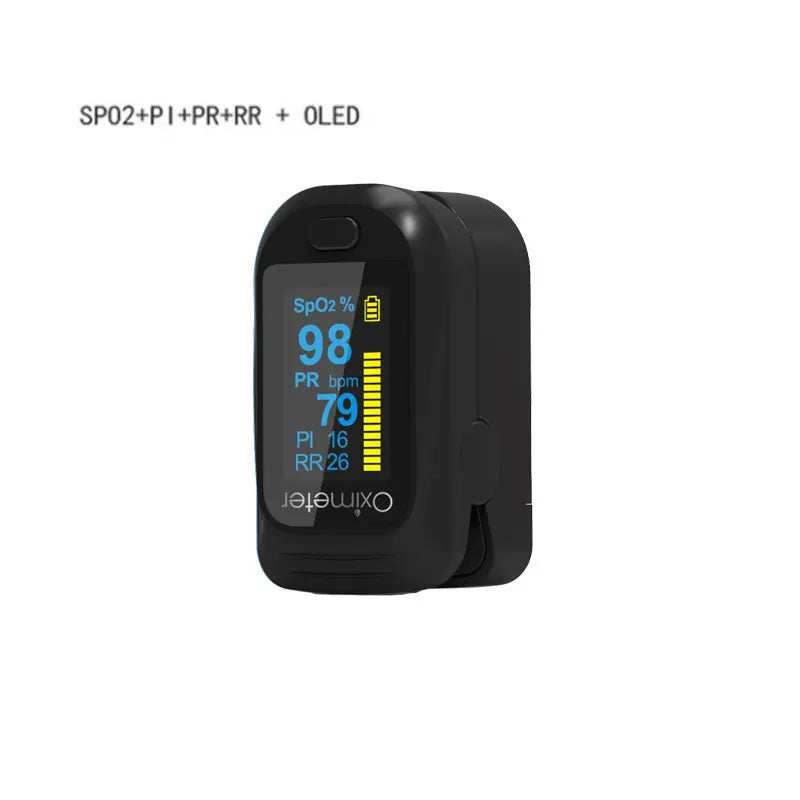 JianyouCare Finger Pulse Oled Oximeter Portable RR Blood Oxygen Saturation Meter Respiratory Rate Oximetro De Dedo Pulsioximetro