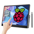14 inch Monitor for Raspberry Pi 5 4 3 Touchscreen 1920x1200 16:10 Display HDMI USB Interface for Computer Program Monitors