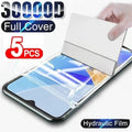 iPhone Screen Protector 5-Pack - Anti-Scratch Hydrogel Film for iPhone 5PCS Hydrogel Film Tidesmit