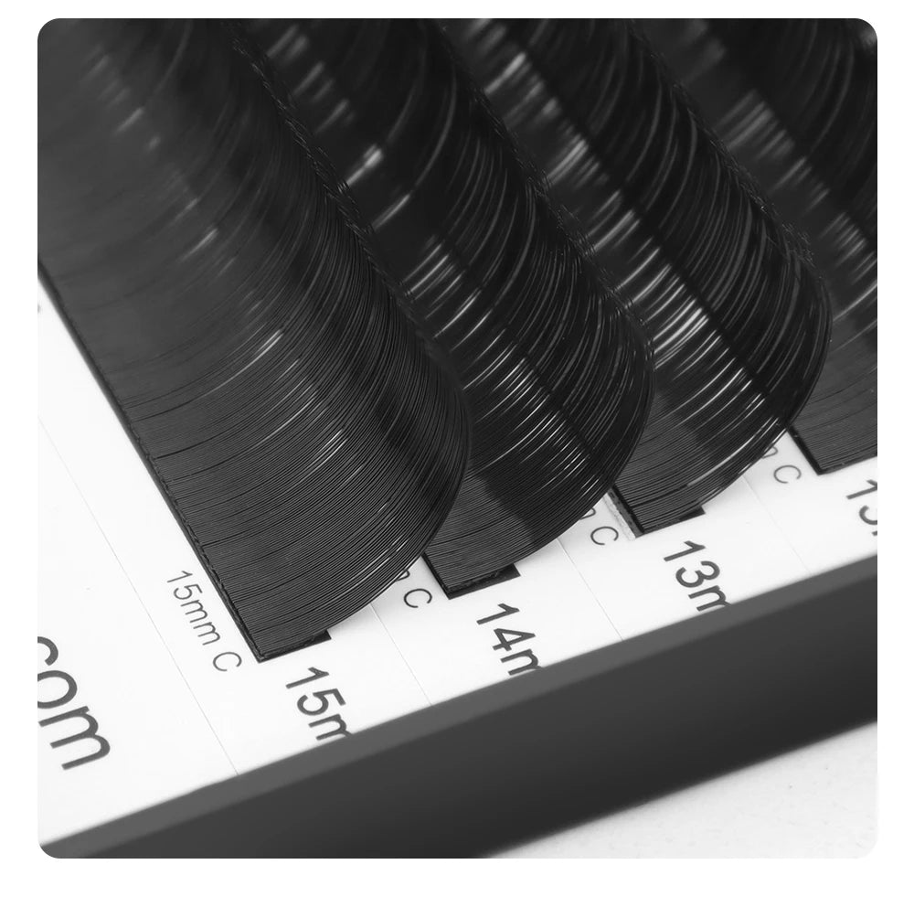 Silk Russian Volume False Eyelashes - 0.07mm Professional Wispy Lashes False Eyelashes Tidesmit