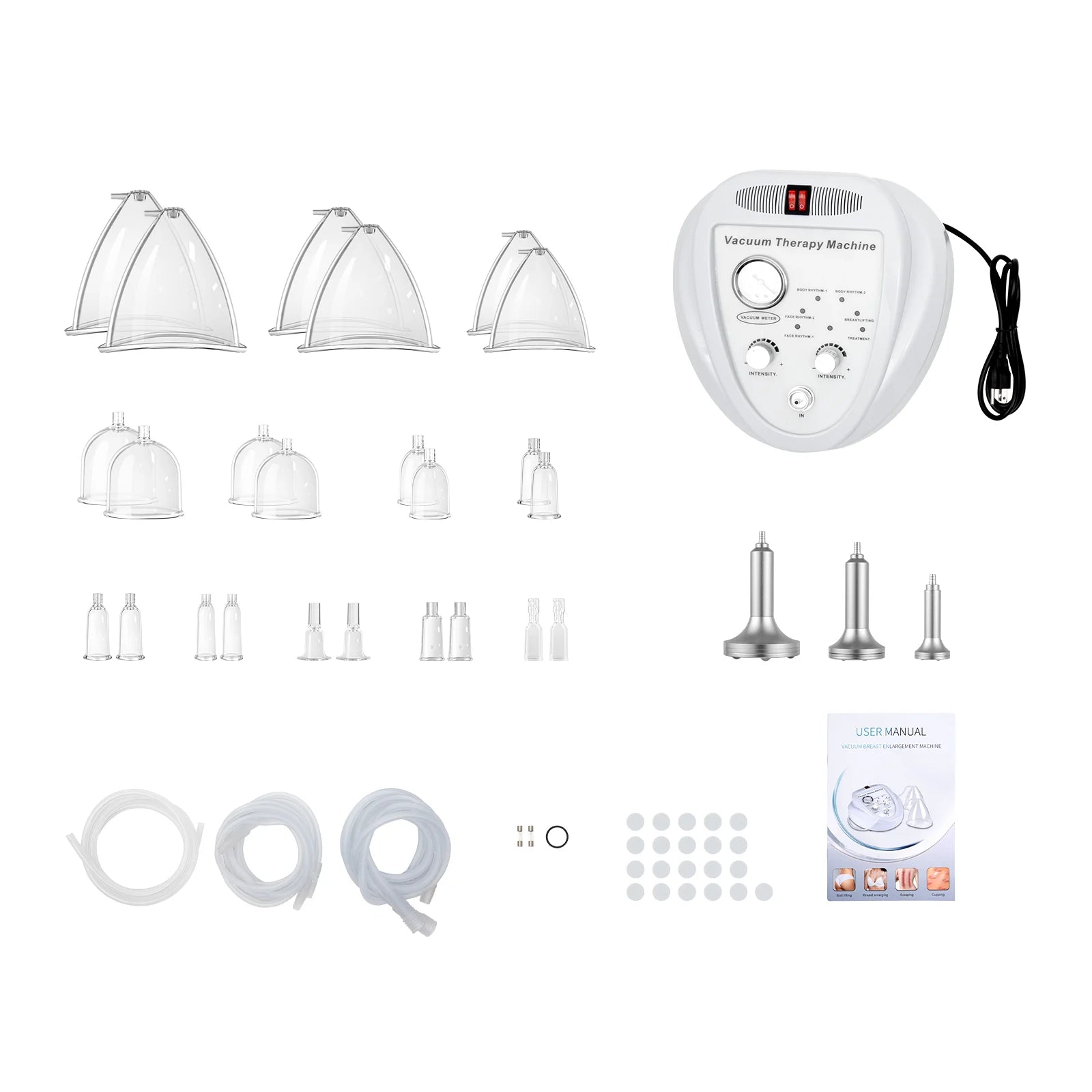 Electric Vacuum Breast Massager - Professional Body Shaping Device Body Shaping Massage Equipment US Plug United States