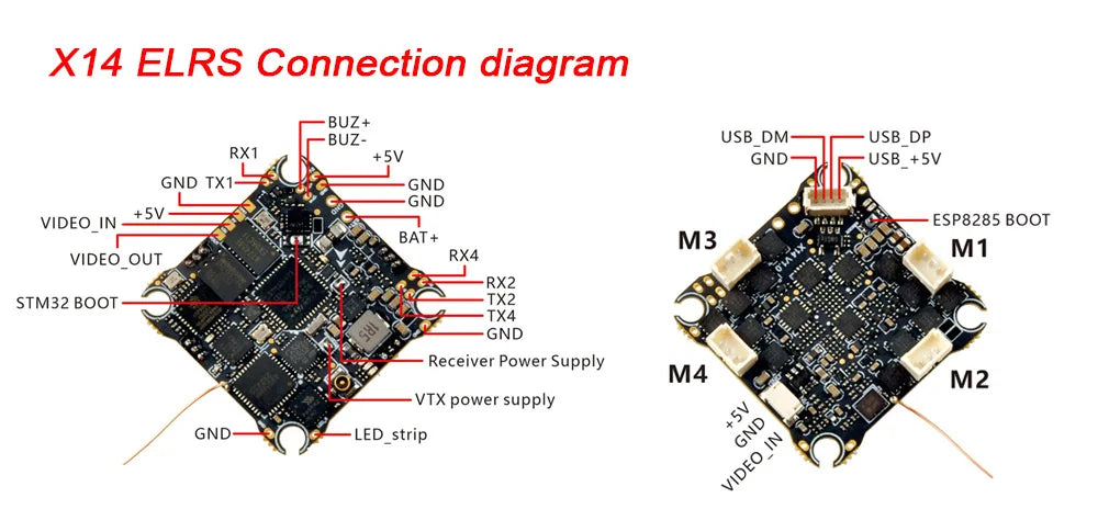 Mobula8 UART ELRS V3 85mm FPV Drone | Precision 2S Micro Quad Tidesmit
