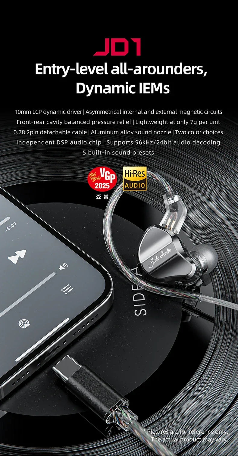 Tidesmit Wired Bass Gaming Earbuds with Mic | Type C & 3.5mm Options Tidesmit