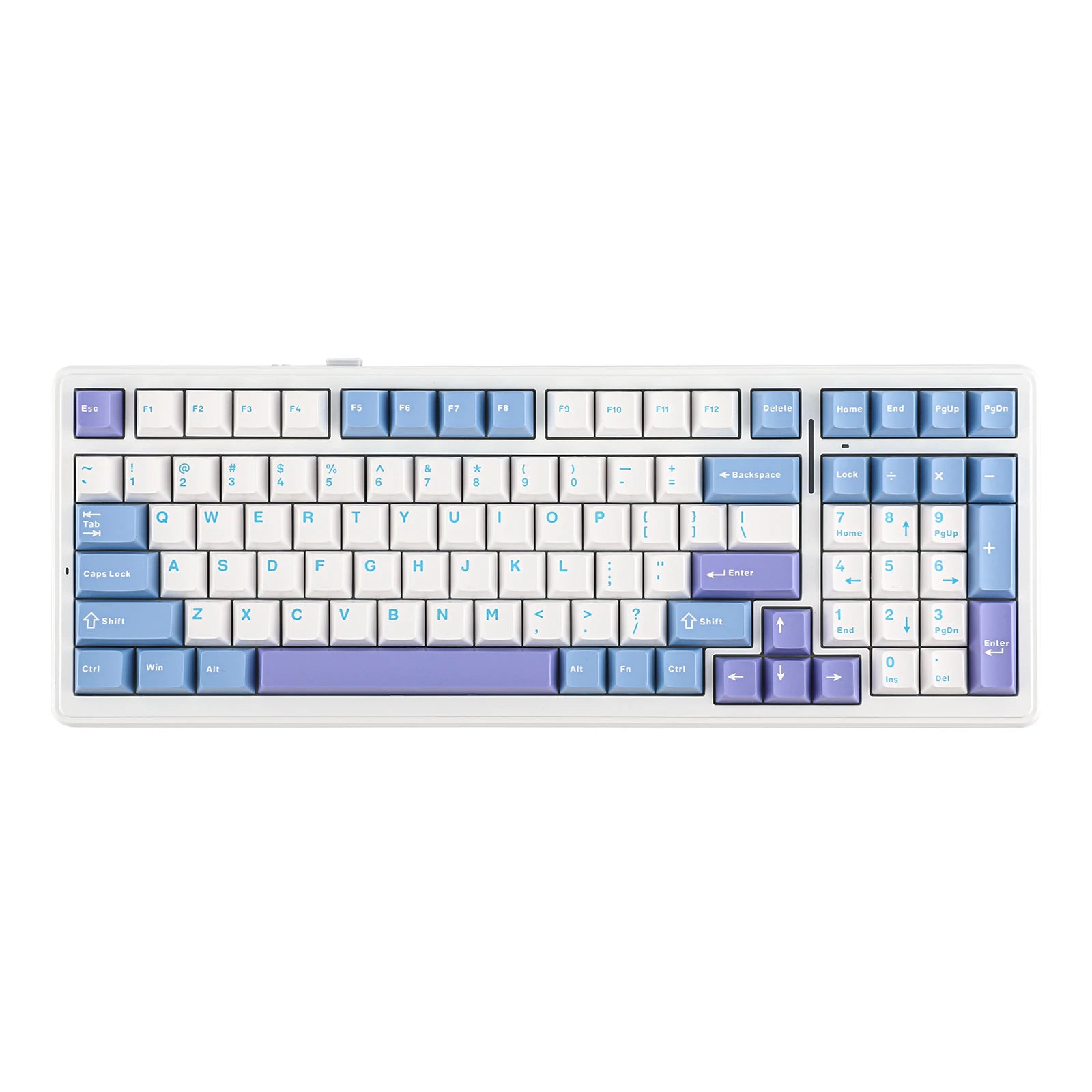 EPOMAKER x AULA F99 98% Gasket-Mounted Wired/BT/2.4GHz Wireless NKRO Mechanical Keyboard North-facing RGB 8000mAh Battery