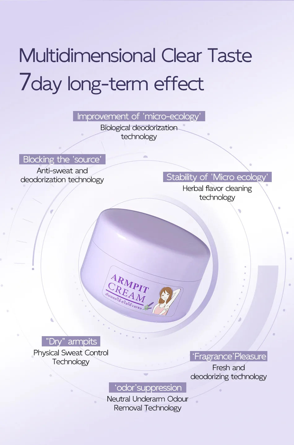 Tidesmit Underarm Antiperspirant Deodorant Cream for all-day sweat control and effective odor prevention.