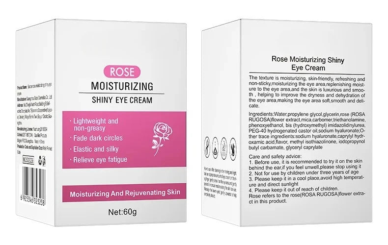 Tidesmit Rose Infusion Eye Serum for soothing puffiness and texture softening, 2026 formula detail view