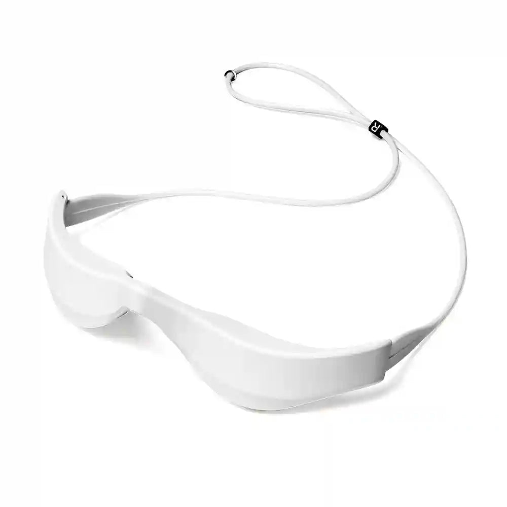3D Heated Eye Massager Glasses - Portable Fatigue Relief USB Device Eye Massage Instrument White Tidesmit