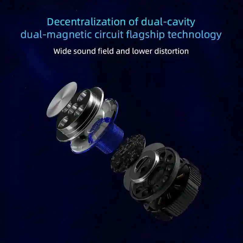 Wired HiFi IEM Earphones with Mic | High-Fidelity Bass Earbuds Tidesmit