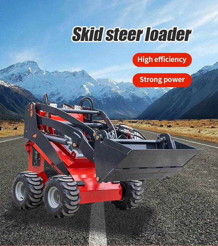 Custom Cheap Mini Skid Steer Loader Manufacturing Mini Skid Steer Loader for Sale