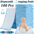 20-100Pcs Disposable Changing Pad High Absorbent Diaper Changing Pads Waterproof Leak Proof Baby Disposable Underpads for Baby