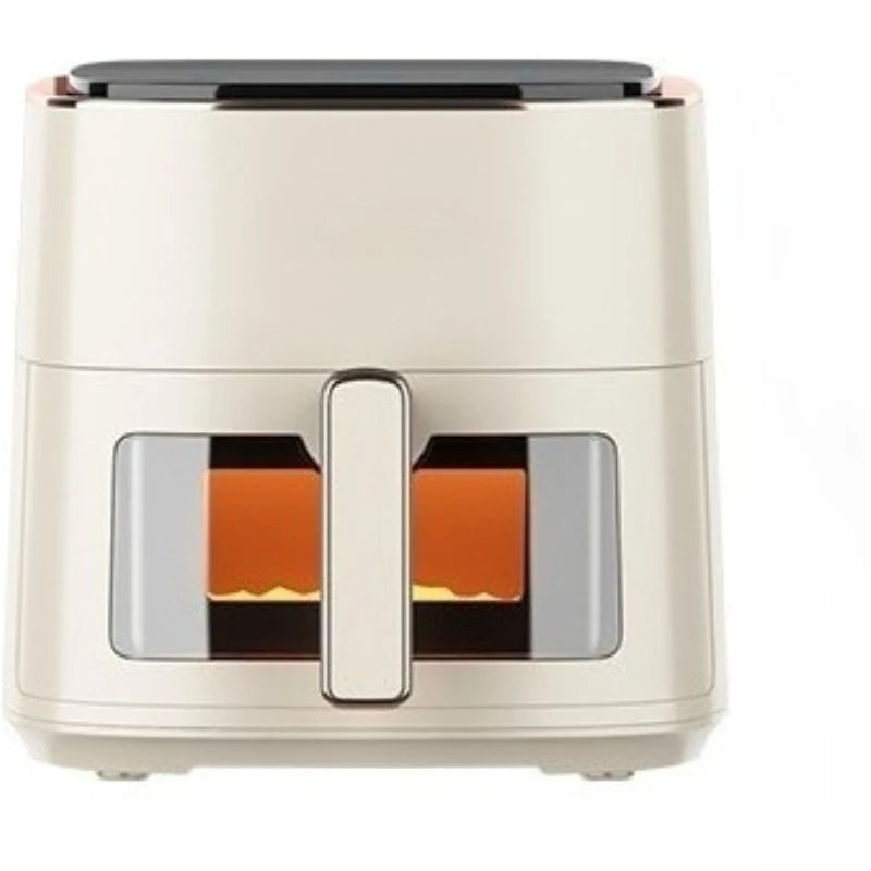 220V Air Fryer Household New Intelligent Large Capacity Visual Non Flip Oil Free Multifunctional Electric Oven Machine