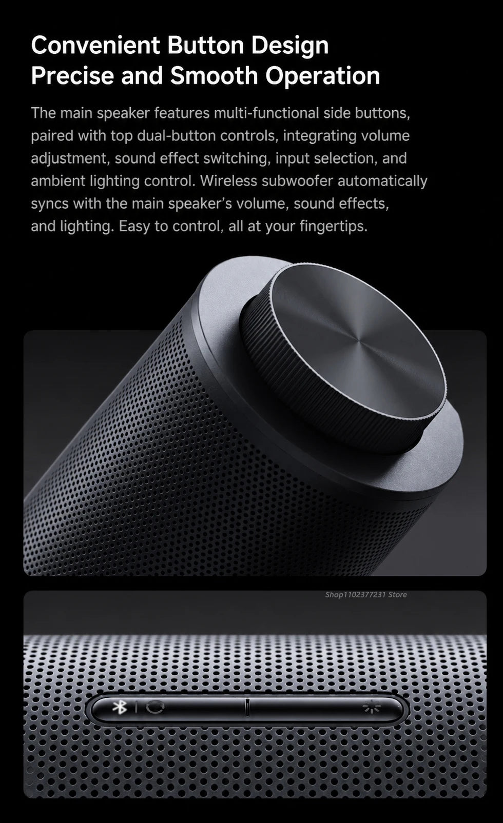 NEW Mijia REDMI Computer Speaker 2 Pro Four-Unit Two-Channel Stereo RGB Ambient Light Bluetooth 5.0 Built-in Microphone CN