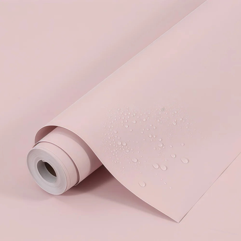 1roll 1/2/5/10m PVC DIY Self-adhesive Waterproof Wallpaper Renovation Kitchen Cabinets Decorative Films Vinyl Wall Stickers